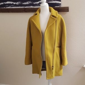 J. Crew Zippered Stadium Cloth Nello Gori Coat